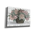 thumbnail image 2 of Epic Graffiti 'Basket of Peonies' by Cindy Jacobs, Canvas Wall Art, 26"x18", 2 of 2
