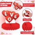 thumbnail image 3 of KatchOn, Valentines Day Centerpiece for Table - Pack of 9 | Pink Valentines Day Table Decorations | Red Valentines Centerpieces for Tables for Valentines Table Decorations | Valentines Decorations, 3 of 5