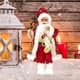 thumbnail image 1 of Muñeco de Navidad, decoración navideña, regalo, estatua decorativa, figura de Papá Noel, decoraciones de Papá Noel para habitación, mesa de tienda 30 centimetros Hugo muñeca santa, 1 of 10