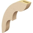 thumbnail image 5 of Ekena Millwork 3"W x 18"D x 24"H Ozark Rough Cedar Woodgrain TimberThane Knee Brace, Primed, 5 of 6