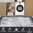thumbnail image 4 of Modern Abstract Area Rug Foldable Non Slip Tumble Throw Rug Soft Low Pile Stain Resistant Farmhouse Distressed Accent Carpet for Living Room Home Playroom Nursery Office, 4 of 8