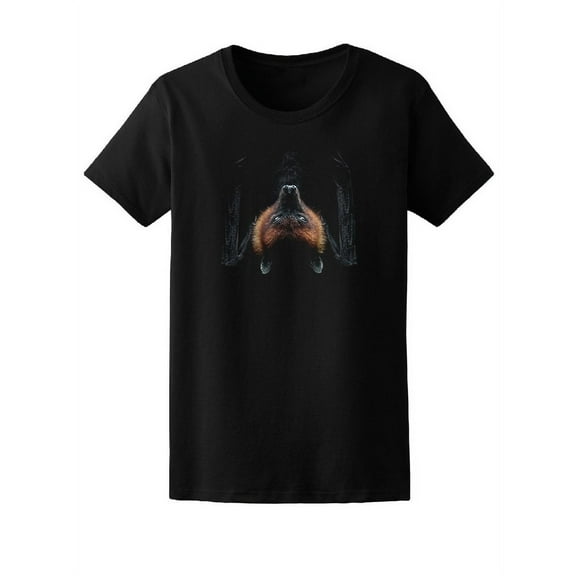 Flying Fox, Bat, Cool Animal T-Shirt Women -Image by Shutterstock, Female x-Large