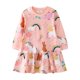 thumbnail image 1 of 2-7T vestidos de princesa de unicornio rosa de manga larga para niñas ropa de algodón de lentejuelas de moda para fiesta de cumpleaños zhangyuxiang unisex, 1 of 2