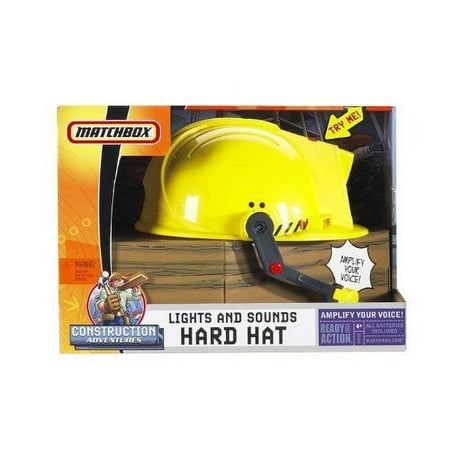 Matchbox Construction Adventure Lights And Sounds Hard Hat