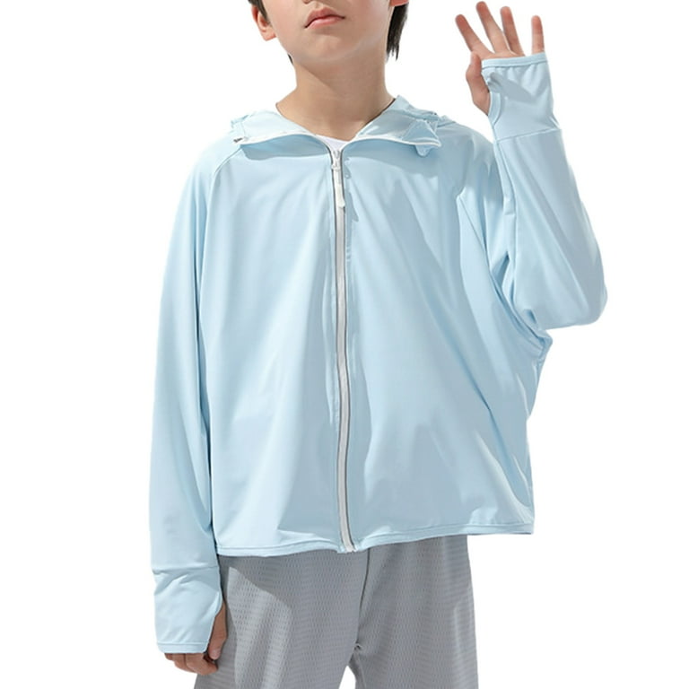 piece children's sunscreen clothing thin style breathable cool