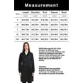 thumbnail image 2 of Giolshon Women's Faux Suede Trench Coat Classic Long Double Breasted Overcoat Belted Lapel Jacket Spring and Fall, 2 of 6
