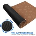 thumbnail image 6 of Long Mouse Pads for Desk,Brown Planet Moon Star Pattern Desk Mats on Top Of Desks, Desk Mouse Pad Extra Large with 3mm Non-Slip Base and Stitched Edge for Gaming,Office,Work,Home 31.5"x15.7", 6 of 6