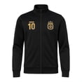 thumbnail image 2 of Adult Men's Argentina Lionel Messi Black Track Jacket, 2 of 5