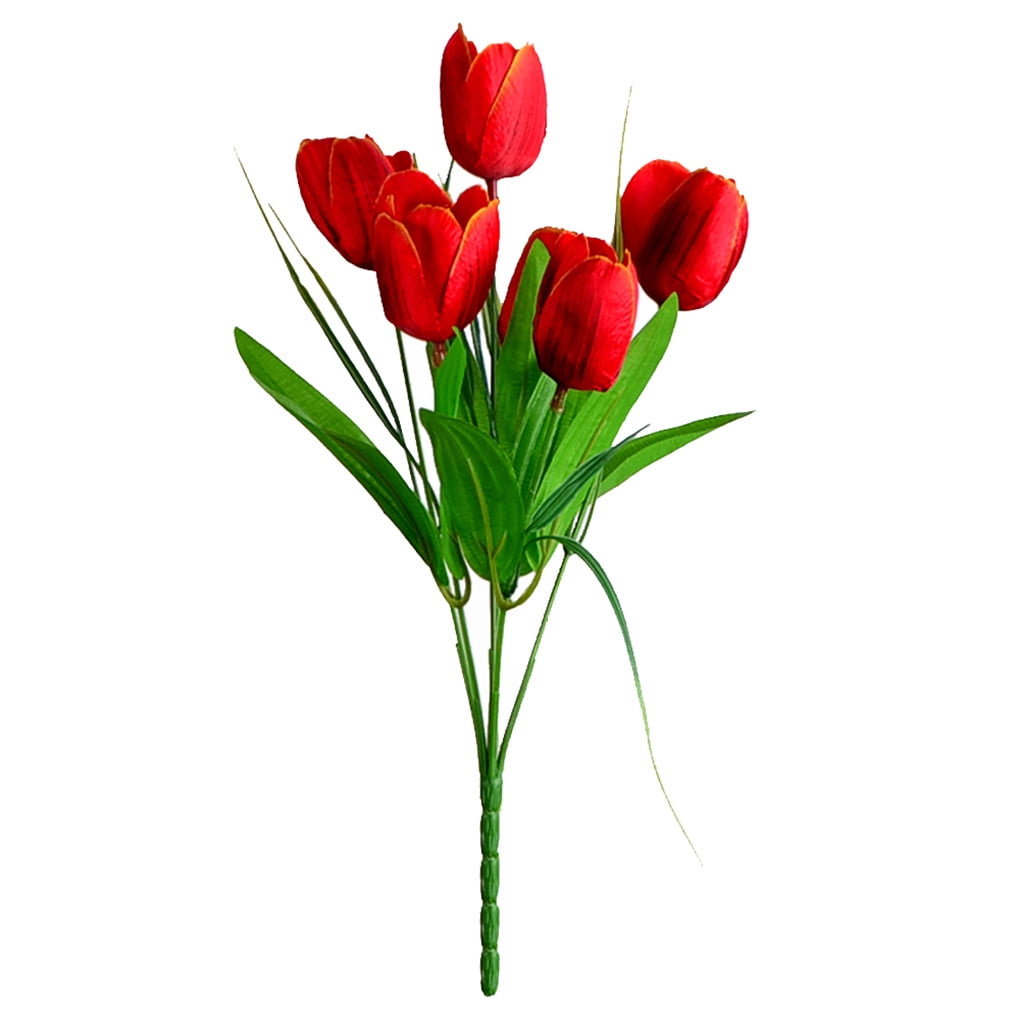 ABIDE 6head Artificial Flower Bouquet Wedding Party Simulation Floral