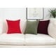 thumbnail image 5 of Funda de almohada decorativa Jeneoo, 2 unidades, chenilla verde, 40 x 40 cm, 5 of 7
