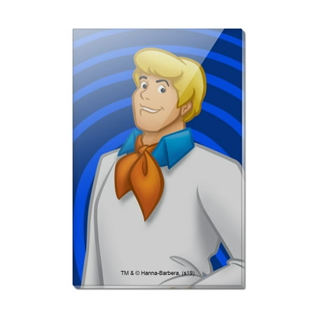 

Scooby-Doo Fred Character Rectangle Acrylic Fridge Refrigerator Magnet