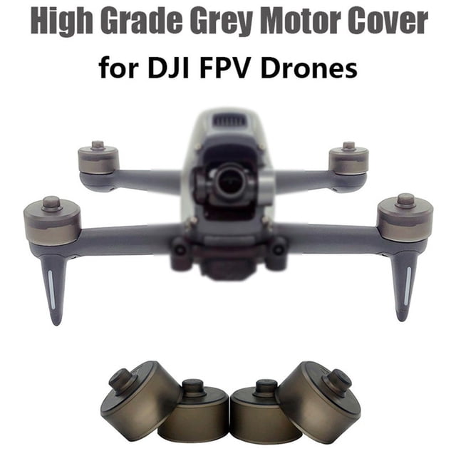 LEEYNEER Clearance 4Pcs Motor Cover Advanced Gray Soft Glue Motor Cap Protector Cover For DJIs FPV Best Gift