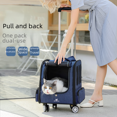 thumbnail image 4 of Cross-border Hot DODOPET Pet Trolley Case Pet Outgoing Backpack Portable Multifunctional Suitcase, 4 of 5