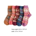 thumbnail image 2 of IDEANATEGRATE 5 Pares Calcetines De Para Mujer De Con Y Poliéster Cómodos Y, 2 of 8