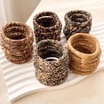 thumbnail image 6 of Osdhezcn Set of 5pcs Leopard Pattern Cloth Hair Rope Lightweight Construction High String Head Accessories Compact Carry Item, 6 of 20