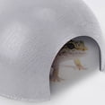 thumbnail image 2 of MasteelfCA Repose-Cachette pour Reptiles Caoutchouc Rond Habitat Jouets pour Animaux, 2 of 7