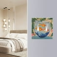 thumbnail image 4 of Yayeee Toggle Light Switch Wall Plate 2-Gang 4.56"x4.48" Decorative Outlet Cover, Blue Goldfish Bowl, 4 of 7