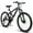 Gray, variant on Juuar 24" Mountain Bikes for Men Women, 21 Speed Disc Brake Urban Adult Bike Bicycle, Comfort Steel Frame Full Suspension MTB, Fits Riders 4'9"-5'4", Gray
