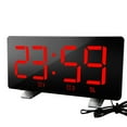 thumbnail image 1 of fastboy Réveil de Table Numérique Radio FM Mode Répétition Chambre Hôtel Affichage LED Réveil avec Port USB, Affichage Rouge, 1 of 7