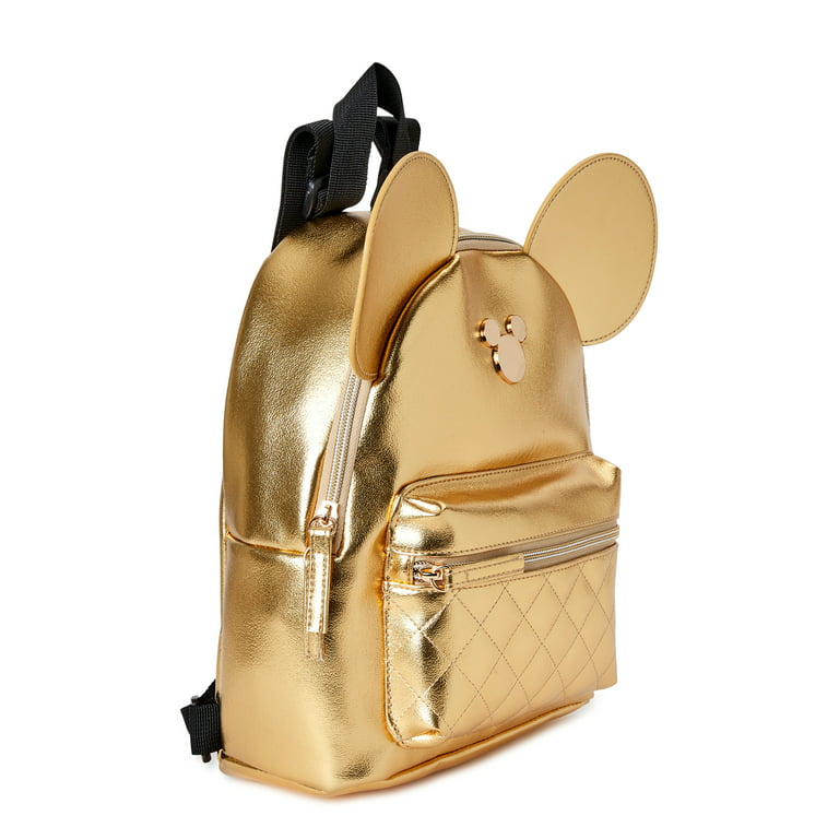 Disney Mickey Mouse Women’s Mini Backpack Gold