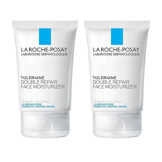 2Pack of La Roche-Posay Toleriane Double Repair Face Moisturizer, Daily Moisturizer Face Cream with Ceramide & Niacinamide for All Skin Types 100ml
