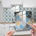 thumbnail image 3 of 1set 5pc self adhesive tile 3d sticker kitchen bathroom wall sticker decoration, 3 of 8