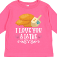 thumbnail image 4 of Inktastic Hanukkah Funny Latke Girls Long Sleeve Toddler T-Shirt, 4 of 5