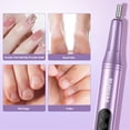 thumbnail image 6 of Cordless Electric Nail Drill, Portable Electric File Nail Drill Kit with Drill Bits Set and Rechargeable for Acrylic Nail Drill Manicure Pedicure Polishing, 6 of 7