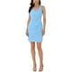 thumbnail image 1 of INSPIRE CHIC Vestido de cóctel sin mangas con escote en V y fruncido, color azul claro, talla 2XL, 1 of 6