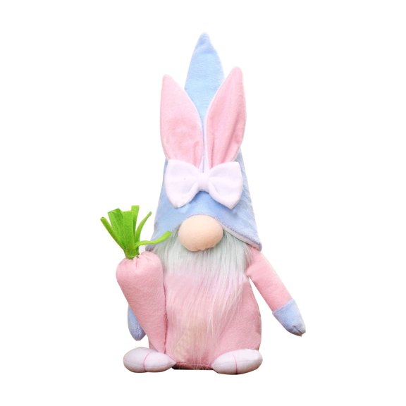 Easter Decorations Easter Dwarf Decoration Easter Gnomes Bunny With Easter Eggs Cute Easter Dwarf Faceless Doll For Easter Basket Stuffers Bunny Gifts Home Decor Spring Holiday Decorations