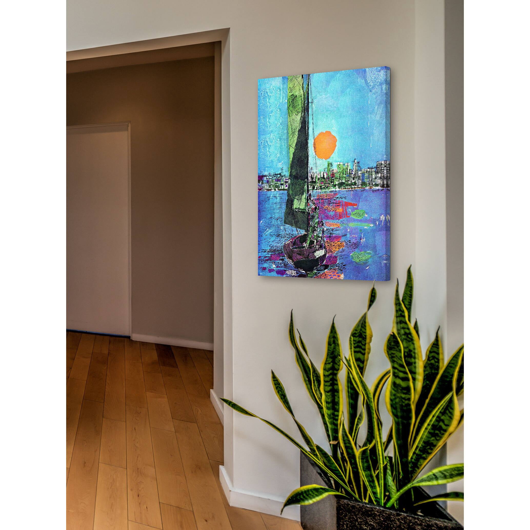 Marmont Hill "Blue Sky" Painting Print on Canvas