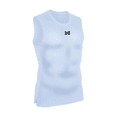 thumbnail image 1 of ZAPARI Playera Deportiva Sin Mangas, Licras Deportivas para Hombre de Compresion con Cuello Redondo blanco CH, 1 of 6