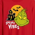 thumbnail image 2 of The Grinch  - Grinch Spooky Vibes  - Men's Long Sleeve T-Shirt, 2 of 4