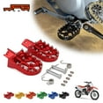 thumbnail image 2 of Motorcycle Universal CNC Colorful Footpeg Footrest Foot Pegs For HONDA CRF XR 50 70 110 M2R SDG DHZ SSR KAYO Pit Bike, 2 of 7