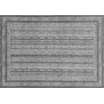 thumbnail image 1 of Ahgly Company Indoor Rectangle Abstract Gray Modern Area Rugs, 2' x 4', 1 of 4