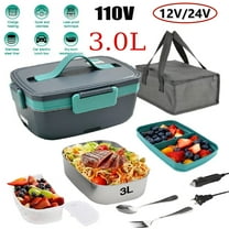 Portable Lunch Box with Heating Function, Electric Food Warmer for Office & Car Use