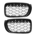 thumbnail image 1 of No.51117338571/51117338572 Parachoques delantera rejilla para BMW Izquierda Derecha 1 par Negro Plata, 1 of 5