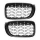 thumbnail image 1 of No.51117338571/51117338572 Parachoques delantera rejilla para BMW Izquierda Derecha 1 par Negro Plata, 1 of 5