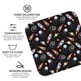 thumbnail image 3 of Kdxio Space Rocket Funny Coasters,4 Pcs Leather Coasters,Housewarming Gifts,Protect Furniture from Water Marks Scratch and Damage, 3 of 8