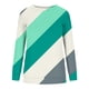 thumbnail image 4 of ICHUANYI Clearance Women's Fashion Printed Loose T-shirt Long Sleeves Blouse Round Neck Casual Tops Sweatshirt Hoodies(Green, XL) ICHUANYI WER2023081511267, 4 of 5