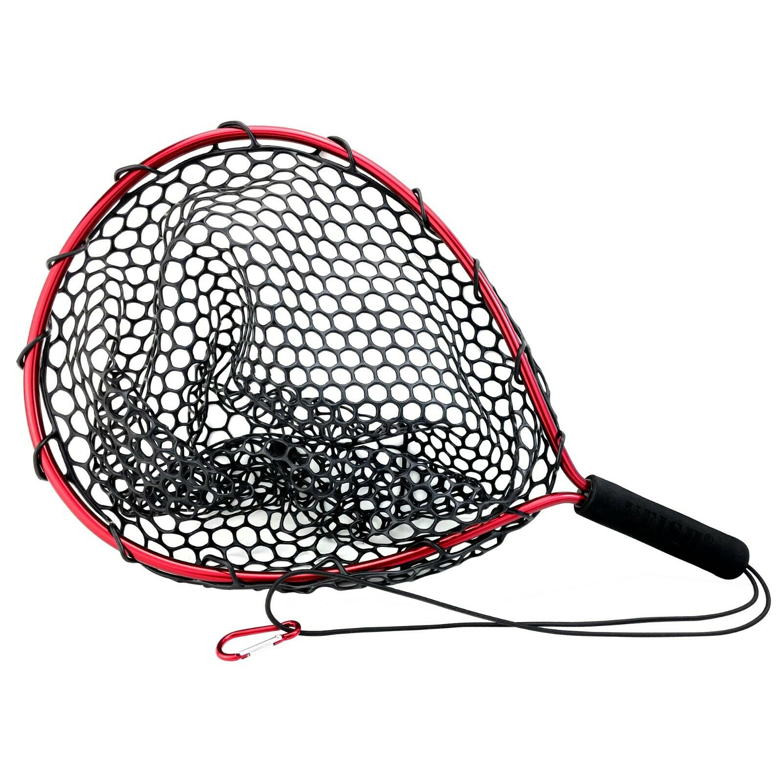 UFISH Fishing Landing Rubber Net, Trout Salmon Fishing Net, Fly Fishing