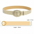 thumbnail image 3 of Lroveb Belts for Women with Pants Shirt Sunword Buckle Bright Pu Belt, 3 of 3