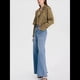 thumbnail image 5 of Chaqueta Corta de Ciclismo para Mujer, Gabardina Informal Cruzada con Cinturón Marrón Oscuro S, 5 of 10