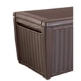 thumbnail image 2 of Keter 220941 Sumatra 135 Gallons Boîte de Rangement pour Coussin de Piscine Extérieure, Marron, 2 of 5