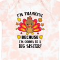 thumbnail image 4 of Inktastic Thanksgiving I'm Thankful Because I'm Gonna Be a Big Sister Girls Baby Bodysuit, 4 of 5