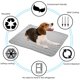 thumbnail image 4 of Almohadilla de enfriamiento automático para perros Almohadilla de enfriamiento de verano lavable para mascotas Manta de enfriamiento Colchoneta para dormir en climas cálidos Colchoneta para dormir de seda helada Cama para dormir transpirable no tóxica La playa es adecuada para perros y gatos grandes Animal anhidro Ormromra WMZL-1419-2, 4 of 8