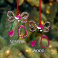 thumbnail image 3 of ViciArt Stethoscope Christmas Ornament, 3mm Acrylic or Fiber Wood, Nurse & Doctor Holiday Decor, 3 of 4