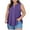 Purple, variant on Diufon Womens Plus Size Tank Tops Dressy Casual Sleeveless Shirts Summer V Neck Blouses Loose Pleated Tees