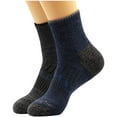 thumbnail image 1 of Avalanche Men's Quick Drying Merino Wool Blend Quarter Socks With Arch Support 2-Pack, 1 of 8