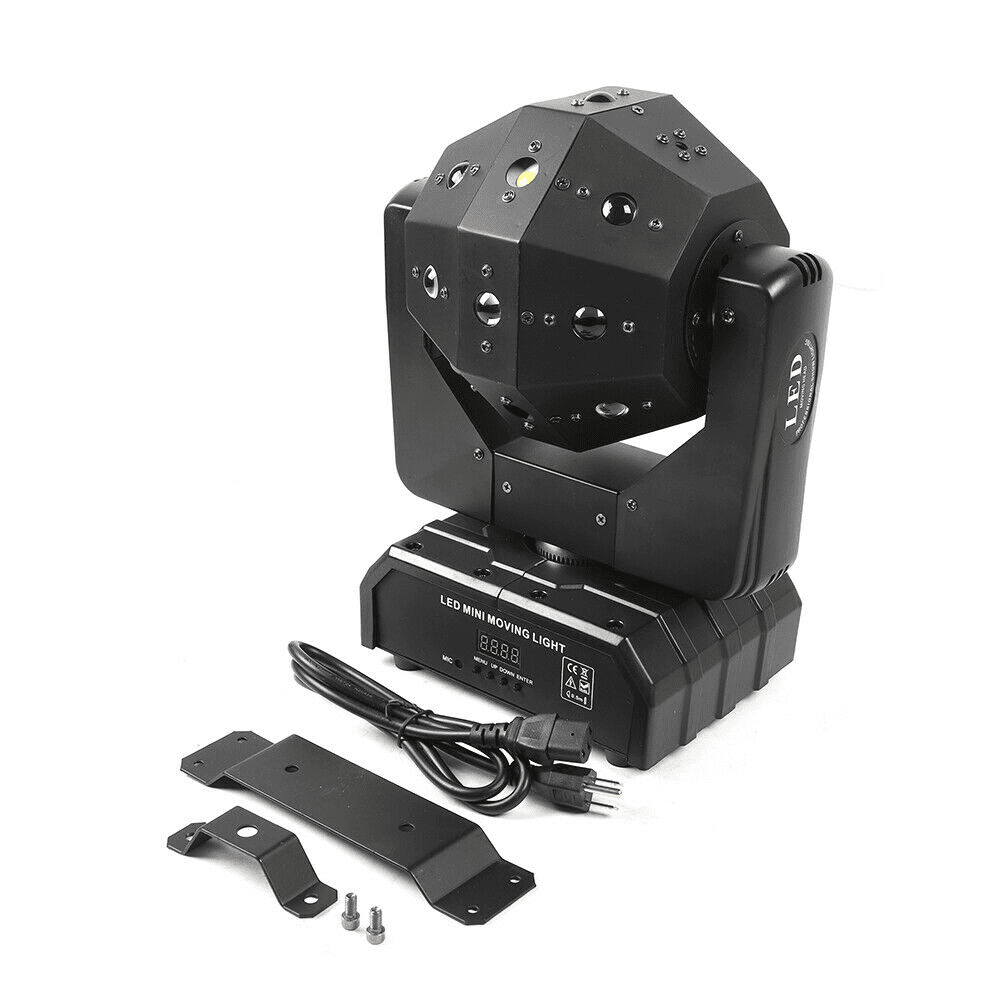 Moving Head Stage Light, Party LED Beam Lights Equipment for Events DJ KTV AC 110V